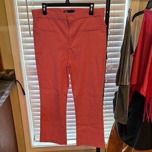Zara Coral Flared Trousers